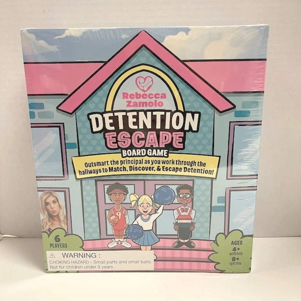 Rebecca Zamolo Detention Escape Board Game Kids Family Strategy RBA01004 NEW